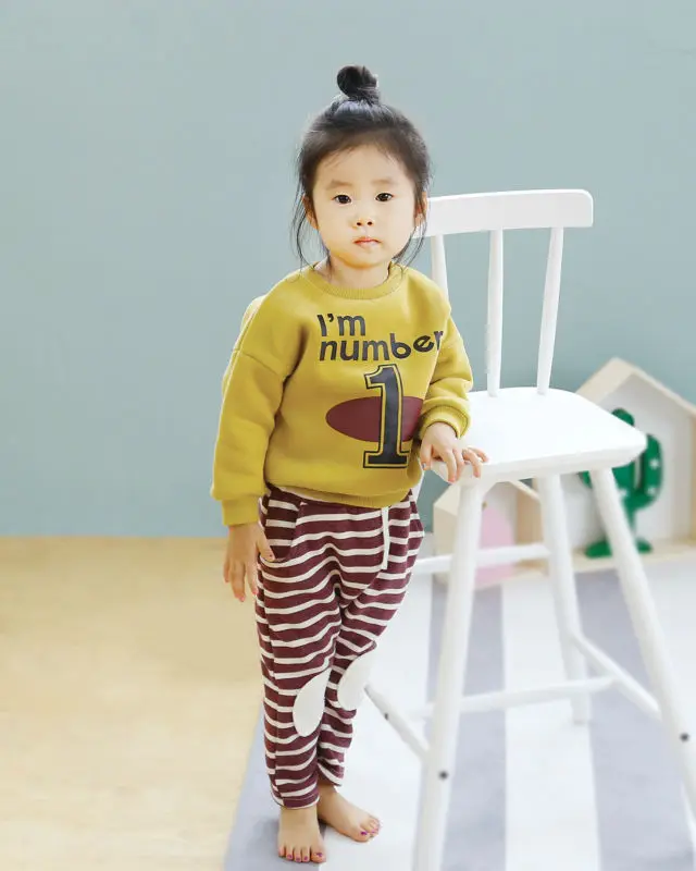 mother daughter dresses christmas sweaters family matching mother daughter clothes Number 1 Yellow family look Thicken velvet sweatshirts for girls hoody for girls svitshot for girls pjmasks (2)