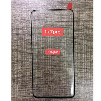 

10pcs/lot 5D Curved Full Glue Adhesive Tempered Glass for oneplus 7 pro Completely glued Glass Film