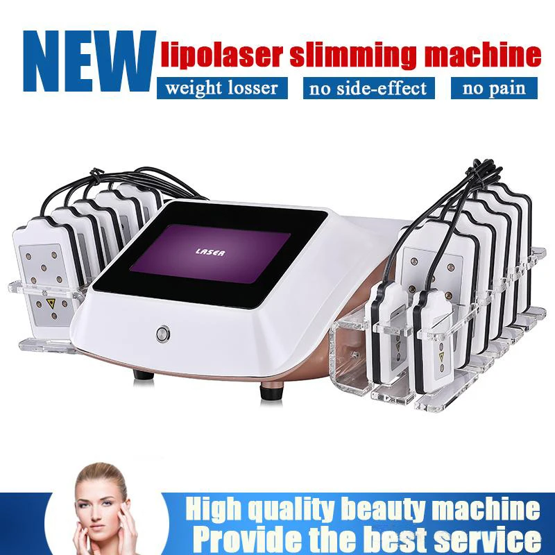 Laser Fat Loss Machine 14 Pads 5mw 635nm 650nm Lipo Laser Fat Burning