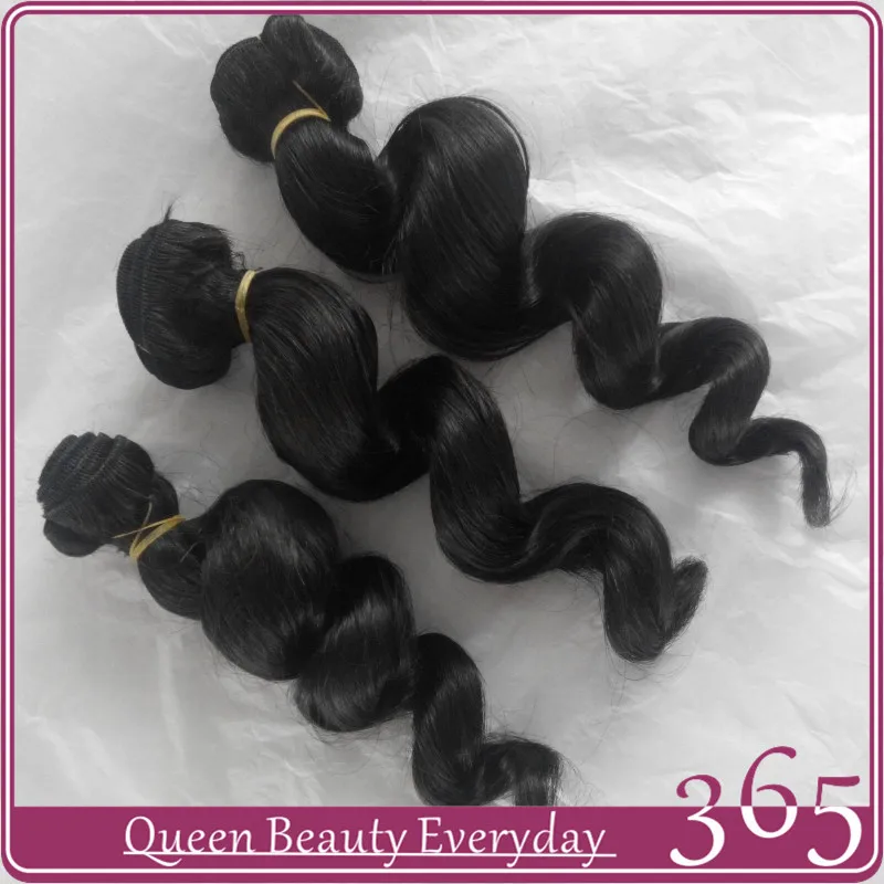 

brazilian virgin hair loose wave,human hair extension natural black unprocessed virgin human hair free shipping