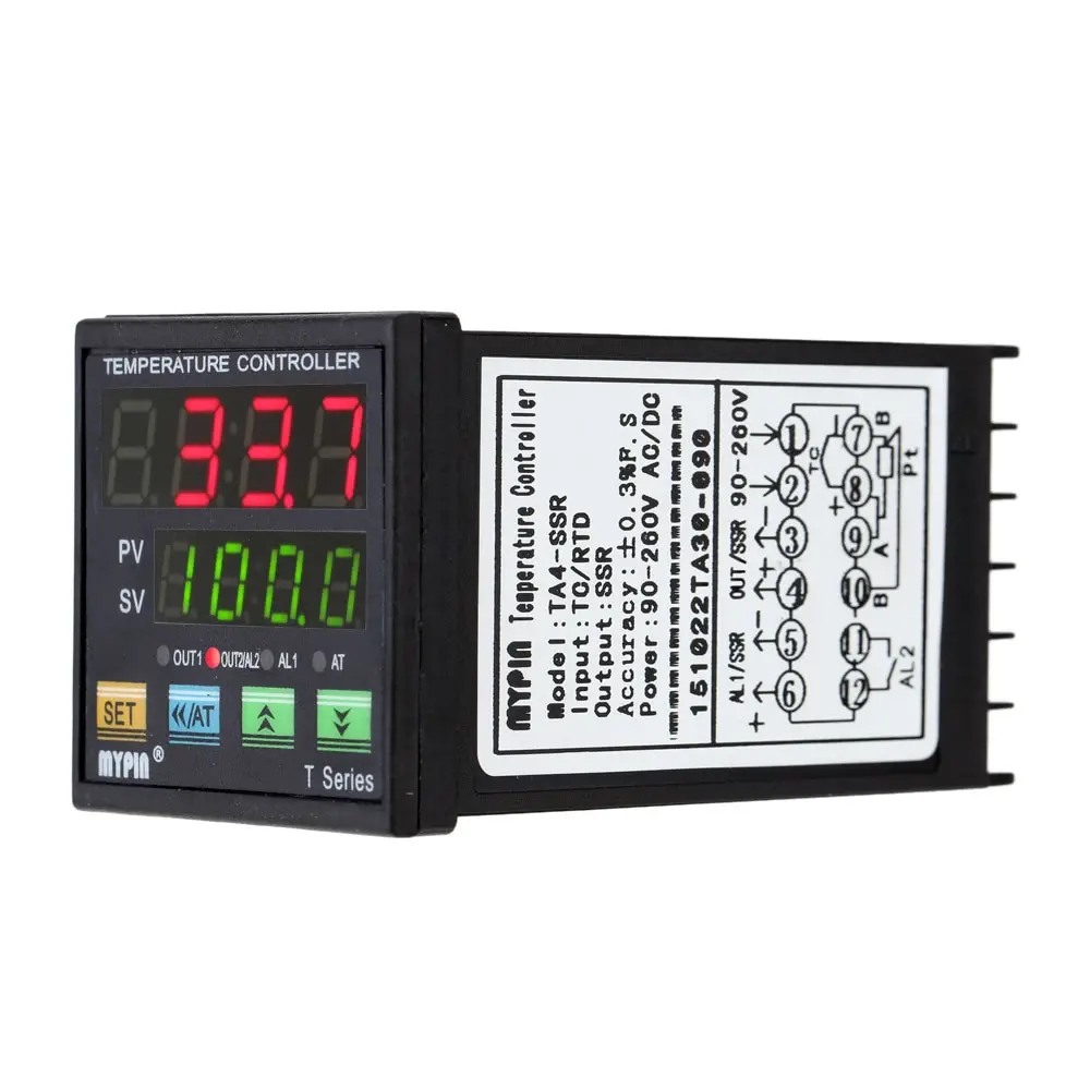 

Digital LED PID Thermometer Heat Cooling Control Temperature Controller thermostat RNR 1 Alarm Relay Output TC/RTD thermostat