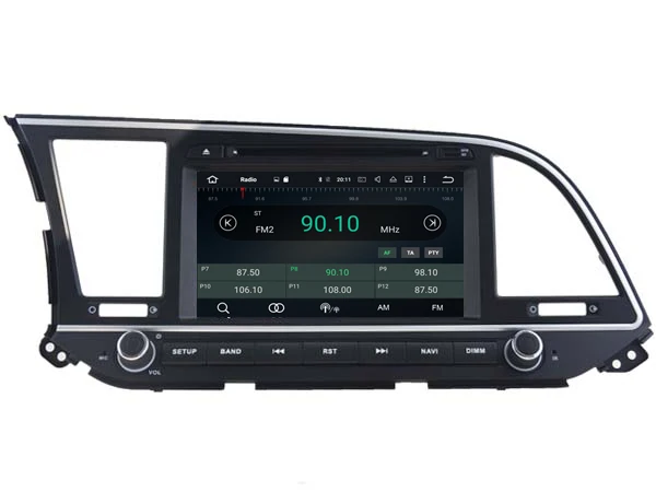 Android 8 0 автомобильный аудио dvd плеер для HYUNDAI ELANTRA 2016 gps мультимедиа головное
