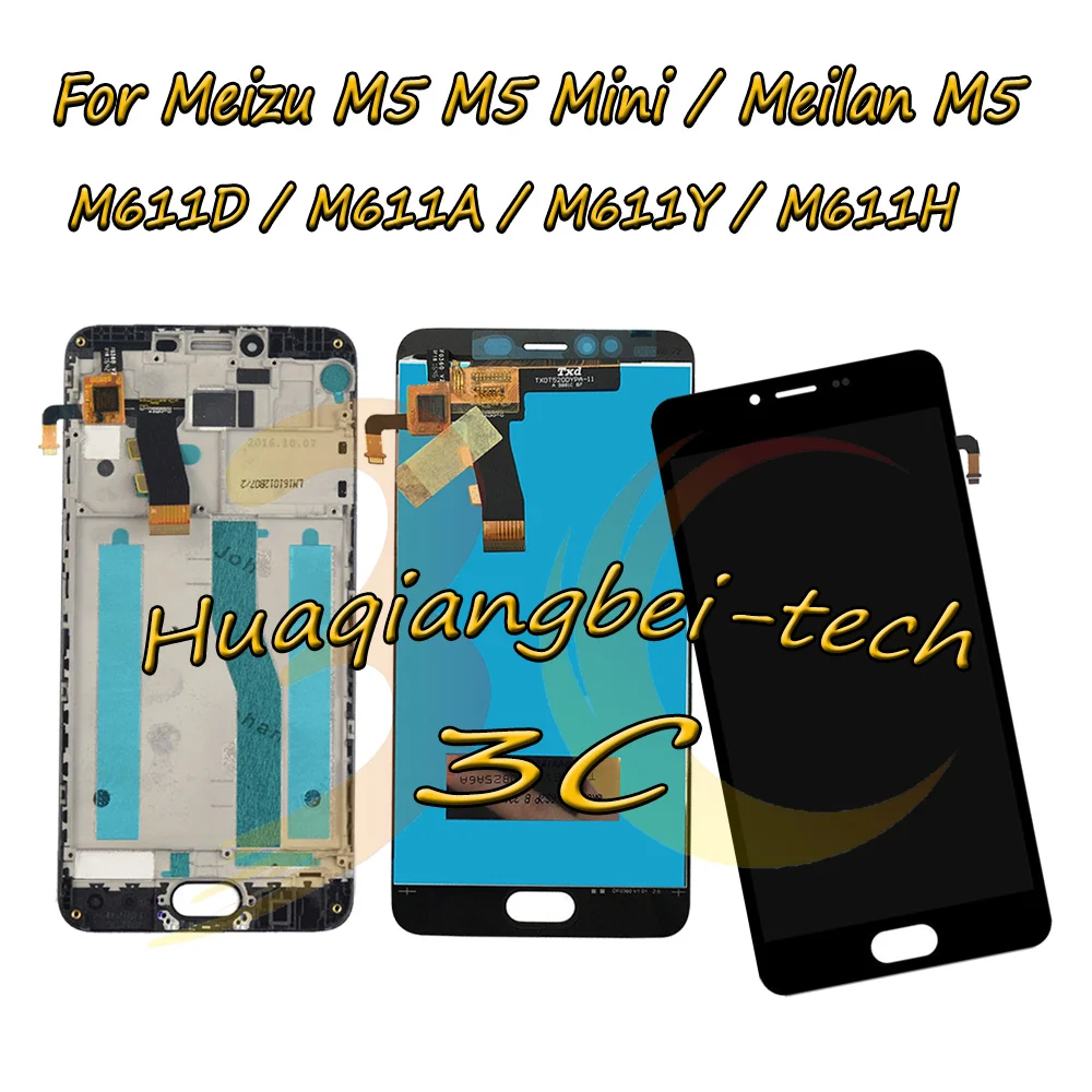 Новый 5 2 &quotдля Meizu M5 Mini M611D/Meilan M611A M611Y M611H Полный ЖК дисплей + кодирующий