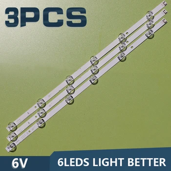 

LED backlight strip 6 lamp for LG 32"TV 32MB25VQ 6916l-1974A 6916l-1981A lv320DUE 32LF580V 32LB5610 innotek drt 3.0 32 32LB582V