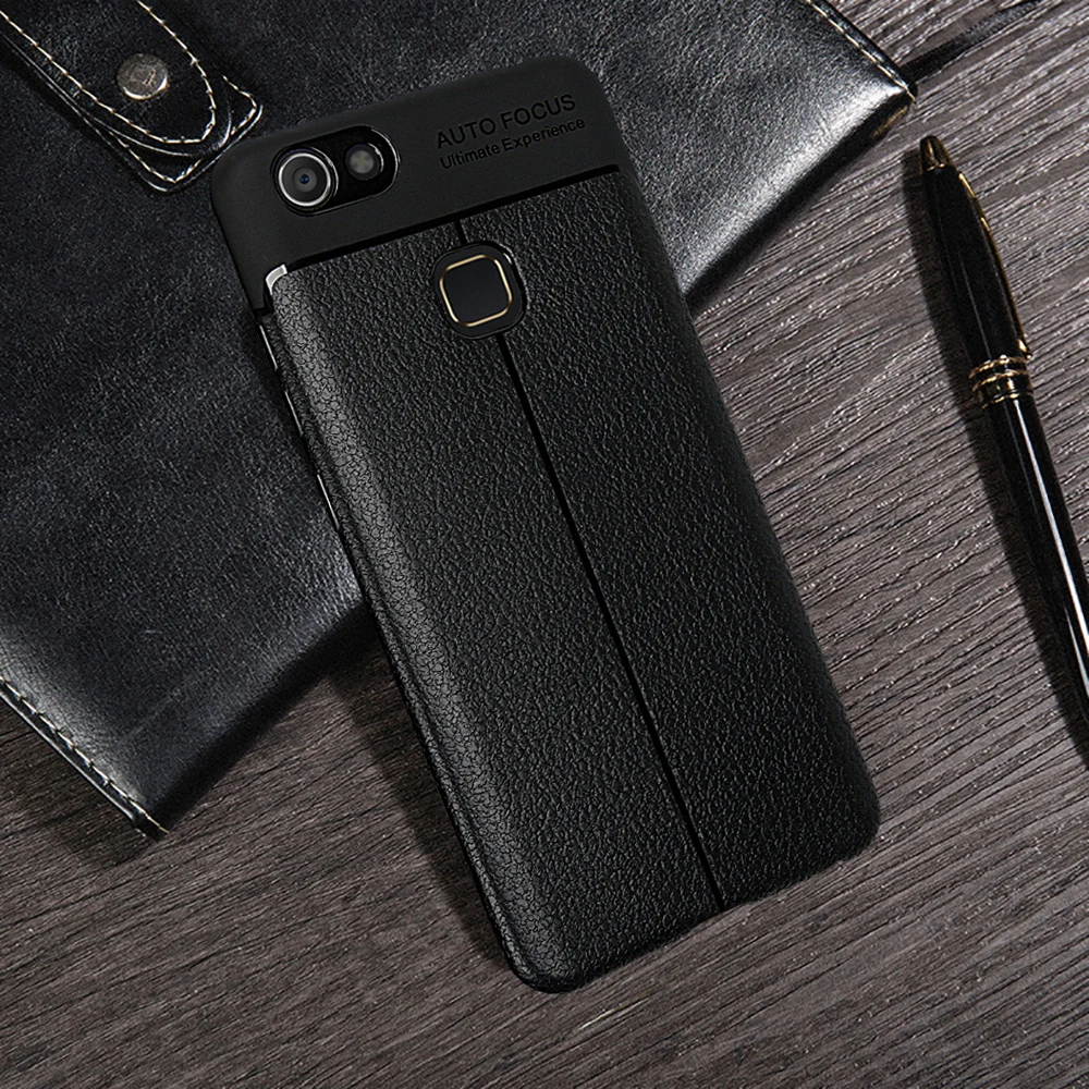 Ultra-Thin Litchi Retro Cover Case For Vivo V11Pro Z3 Y83 Y85 Y75 Y69 Y66 Y51 Y53 2017 Y21 Canvas Protective Funda Coque |
