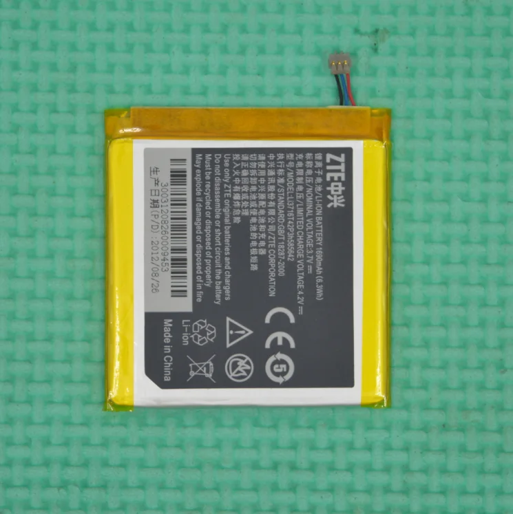 2 шт. для ZTE U985 V985 U930HD LI3818T43P3h585642 батареи Перезаряжаемые литий-ионный встроенный