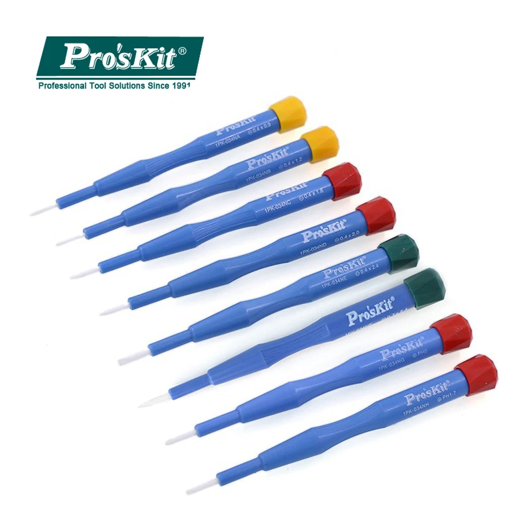 Прецизионная Изолированная керамическая отвертка Pro'sKit 1PK 034 электрик ручные