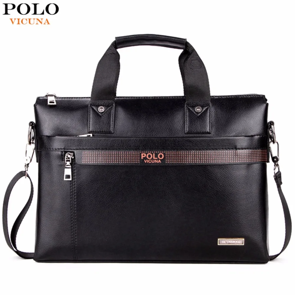 www.semadata.org : Buy VICUNA POLO Top Sell Fashion Simple Dot Famous Brand Business Men Briefcase ...