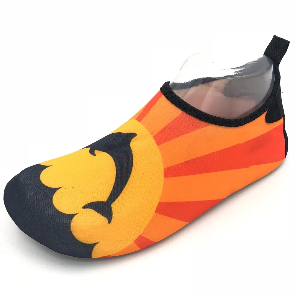 

Athletic Water Shoes Yoga shoes Barefoot Quick-Dry Aqua Shoes Slip-on For Men For Women Unisex dolphin whale