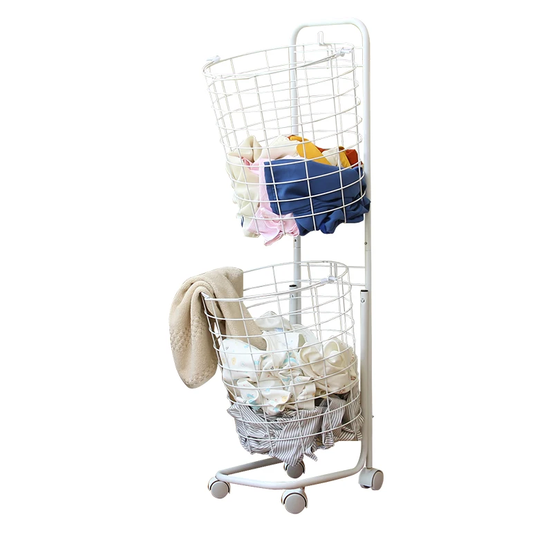 

Larger Laundry basket Move the dirty clothes in the bathroom to tidy the basket and collect the basket