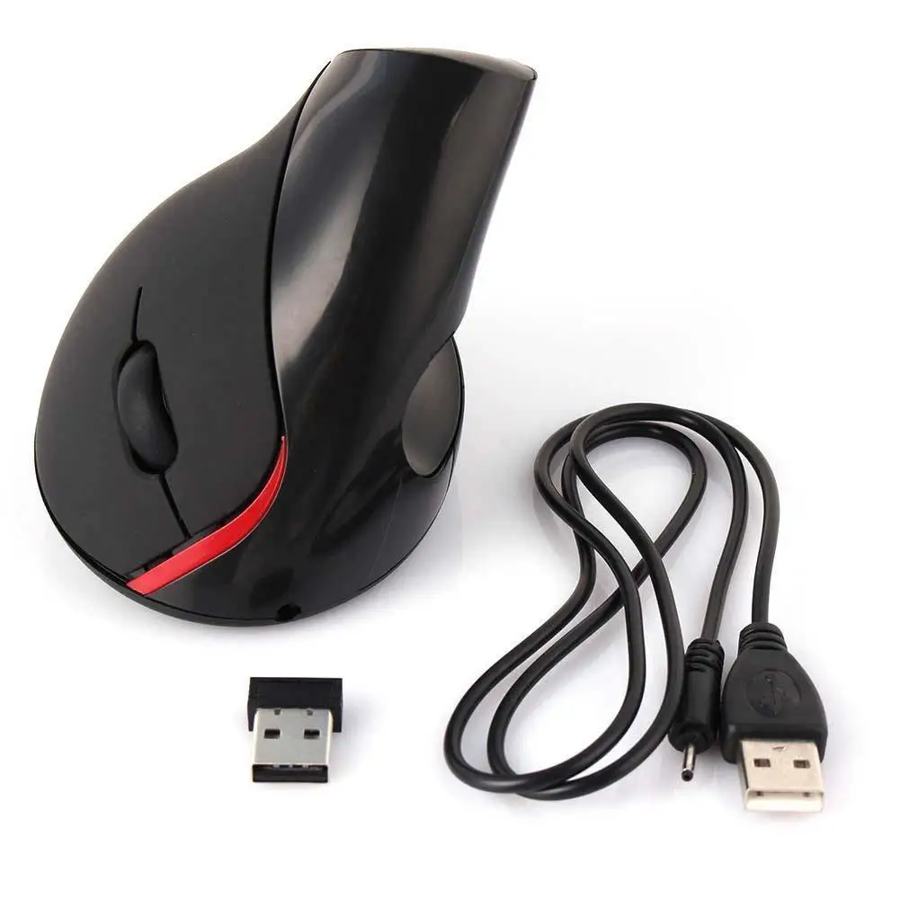 2,4G эргономичный вертикальный беспроводной Оптический для лечения запястья USB мышь fr ноутбук ПК беспроводная клавиатура и Мышка оптическая мышка APE