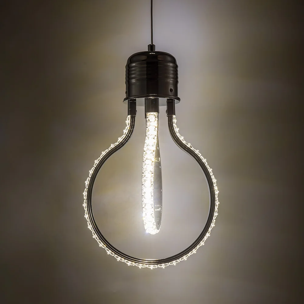 

Nordic creative crystal chandelier light for restaurant coffee bar shop clothing store decorative hanging lighting firxture