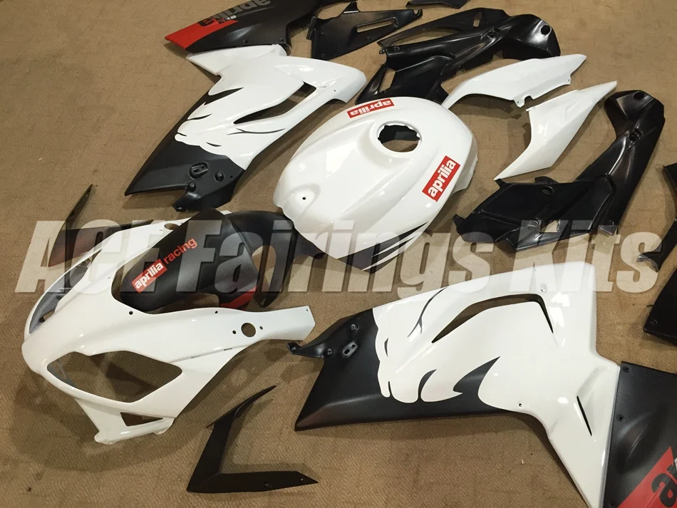 ABS Полный комплект обтекателя+ бак крышка подходит для Aprilia RS125 06 07 08 09 10 11 RS 125 2006 2007 2011 Обтекатели в приятном белом