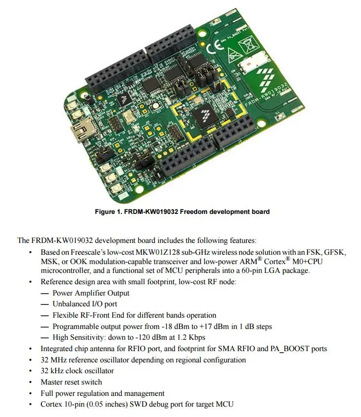 FRDM-KW019032 INFO