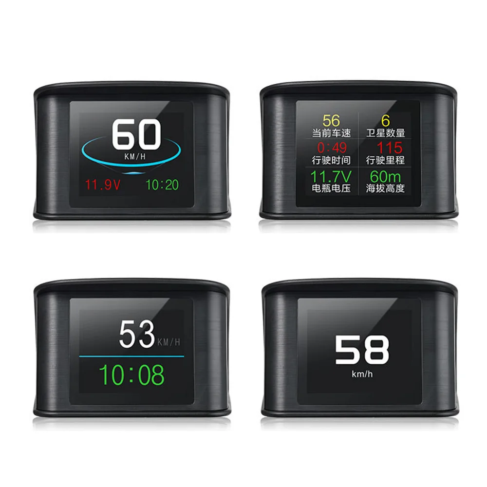 HUD T600 автомобилей Head Up Дисплей цифровой GPS Спидометр Smart ...