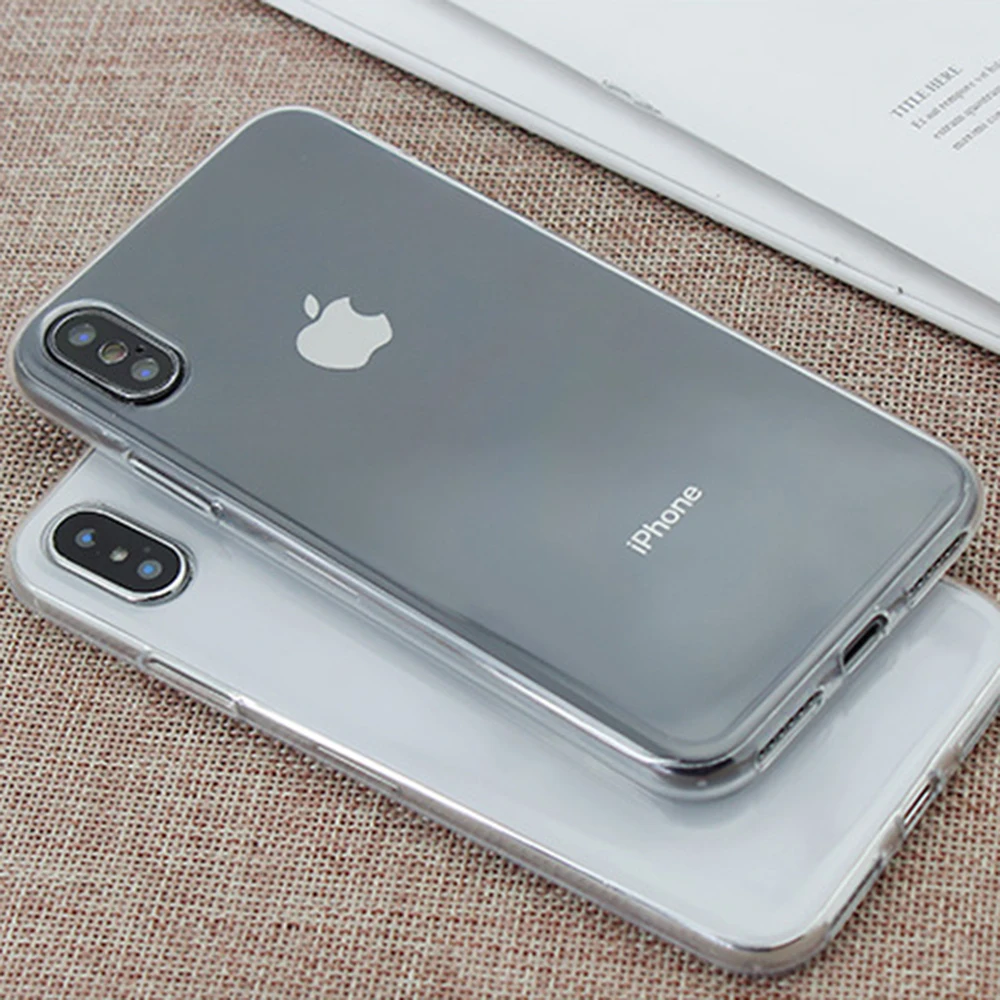 

Soft TPU Transparent Phone Case For iphone 6 6S 7 8 Plus 5 5S SE X XR XS MAX Soft TPU Silicone Case Cover Anti-drop phone case