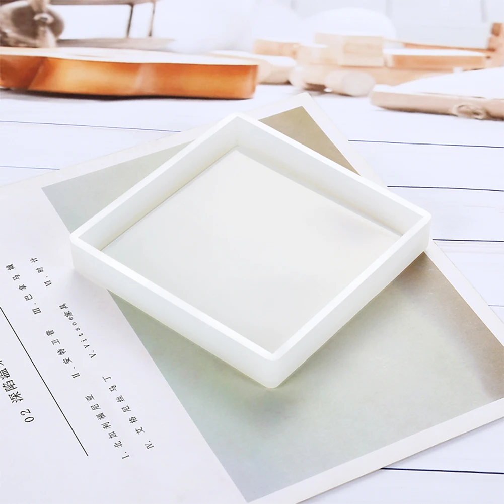 Новый бренд DIY силиконовые формы для горки квадратные литья эпоксидной смолы