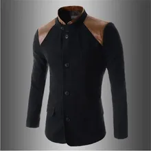 Новое поступление Лидер продаж Весна одной кнопки свободные блейзеры Для мужчин мужской Личность Мода Slim Fit Повседневное очаровательный кожаный пиджак Костюмы