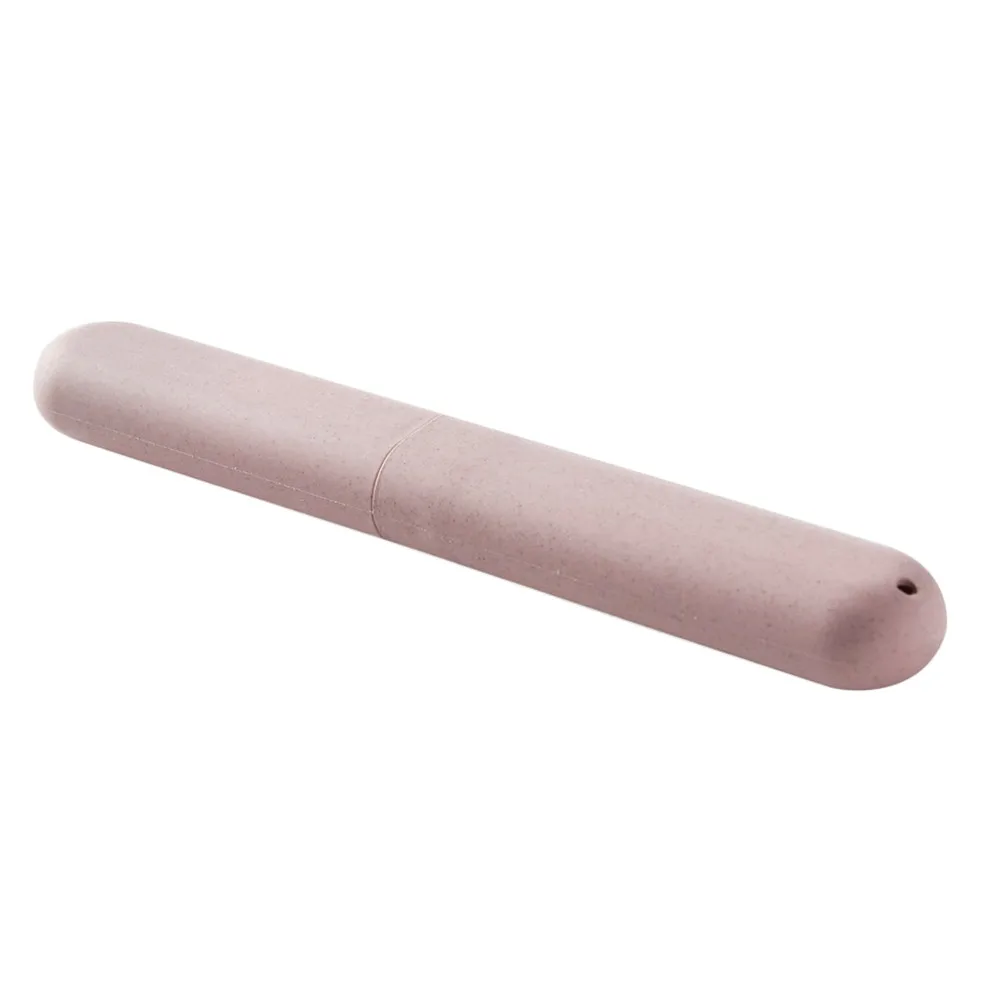 Многофункциональный портативный держатель для зубных щеток, футляр для хранения зубных щеток для путешествий, чехол для хранения для походов и кемпинга - Цвет: Pink