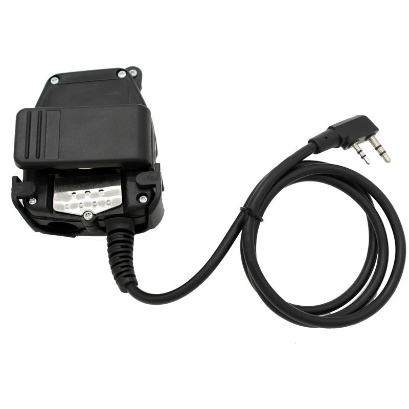 

Ptt Headset Adaptor For Z Bowman Elite II HD01 HD02 HD03 H50 H60 For Kenwood Baofeng UV-5R Walkie Talkie