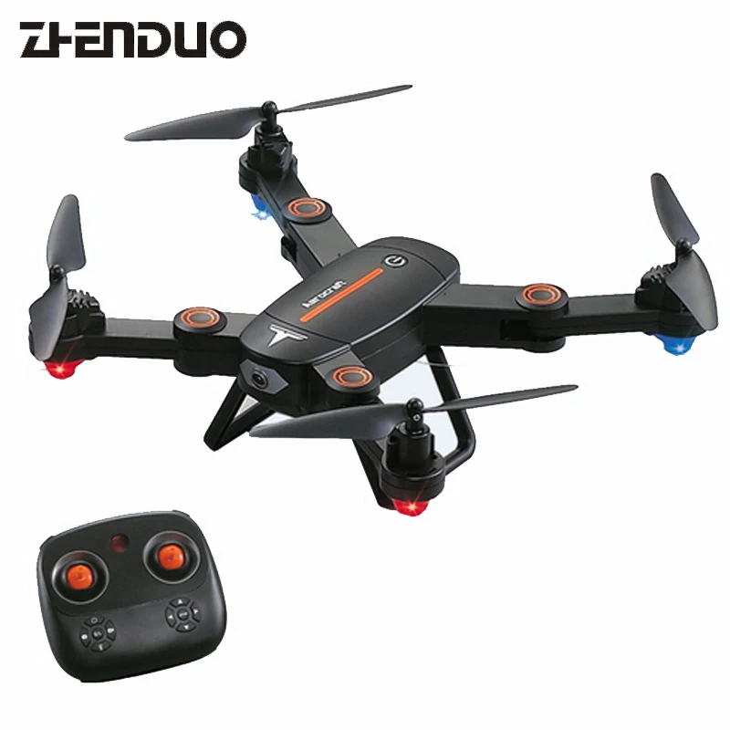 Zhenduo игрушки селфи складной вертолет F16W Квадрокоптер Wi Fi FPV RC Quadcopter Дрон с HD Камера