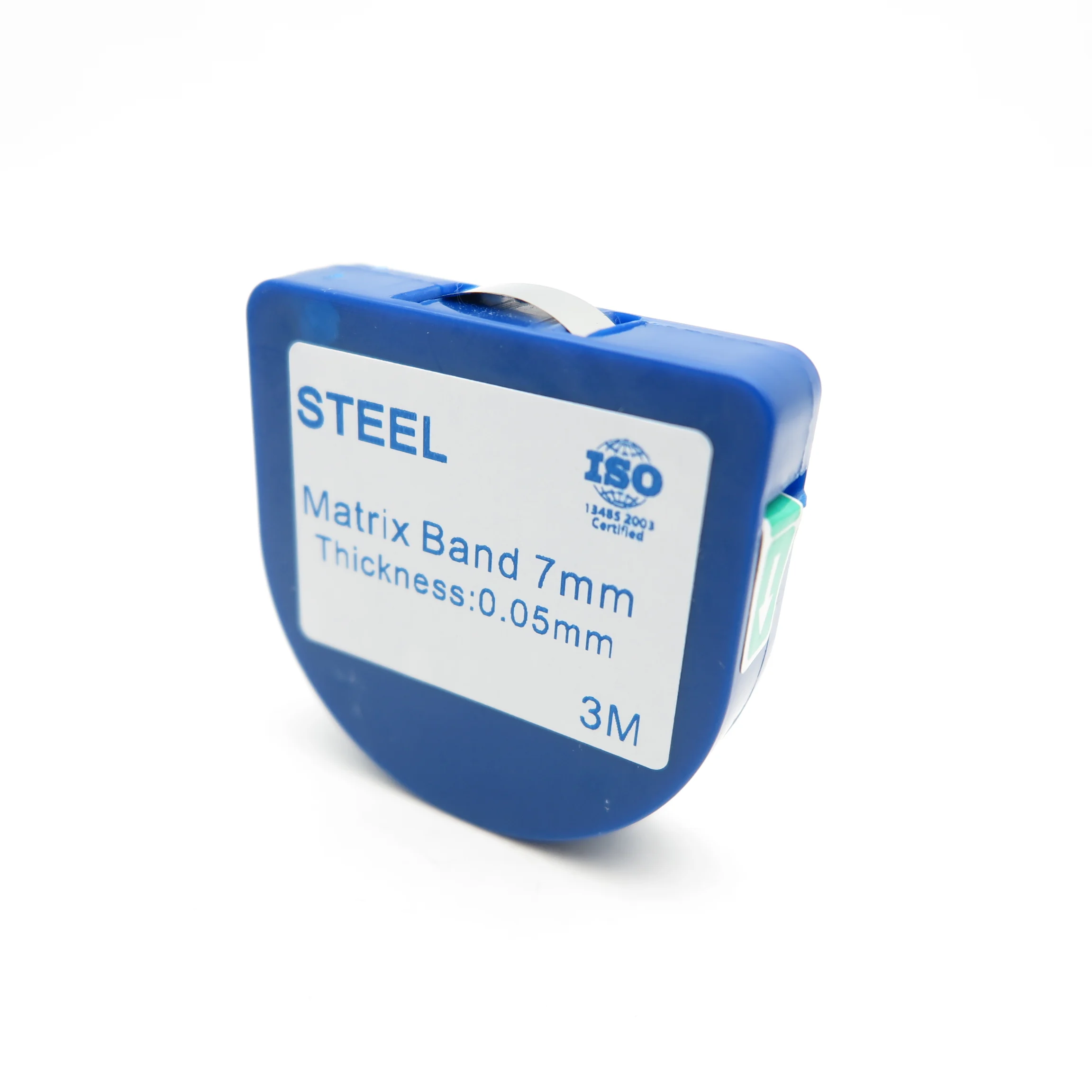 

Steel Dental Matrix Band Width 7mm Thickness 0.05mm Length 3m/roll Round Box