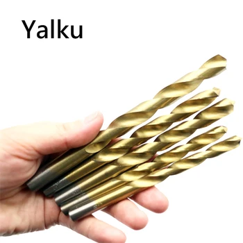 

Yalku 13pcs Drill Bits Twist Drill Bits HSS Titanium Coated Drill Bit Set Woodworking Micro Power Tool Set Precision Tool Kit