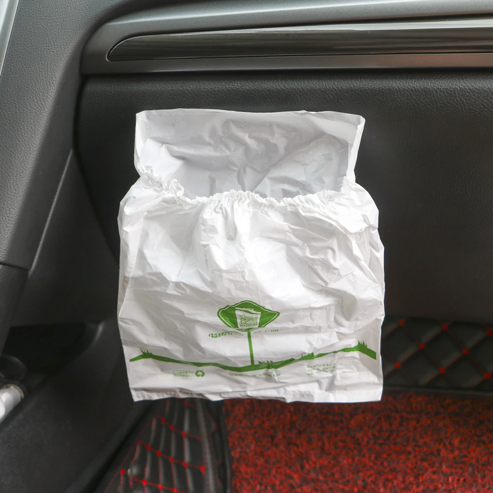 

15pcs/pack with Self-adhesive Car Trash Storage Waterproof Garbage Bag Leakproof Auto Trash Bag Trash Container