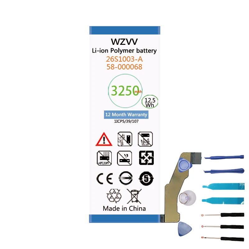 Wzvv 3250 mAh Li-iPolymer батарея 58-000068 26S1003-A для Amazon Fire SD4930 S12-M1-C SD4930UR батареи | Мобильные