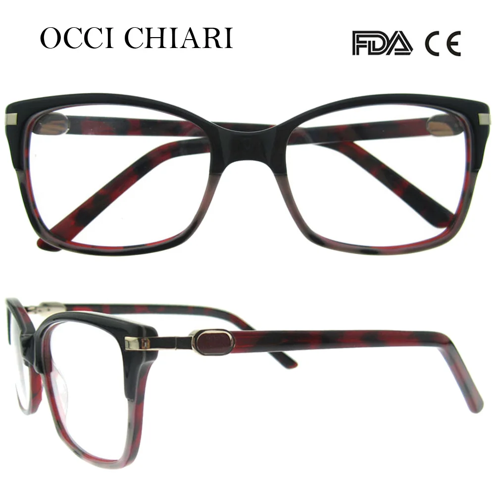 OCCI CHIARI 2018 Новый Винтажный дизайн ацетатные ретро оптические оправы для очков
