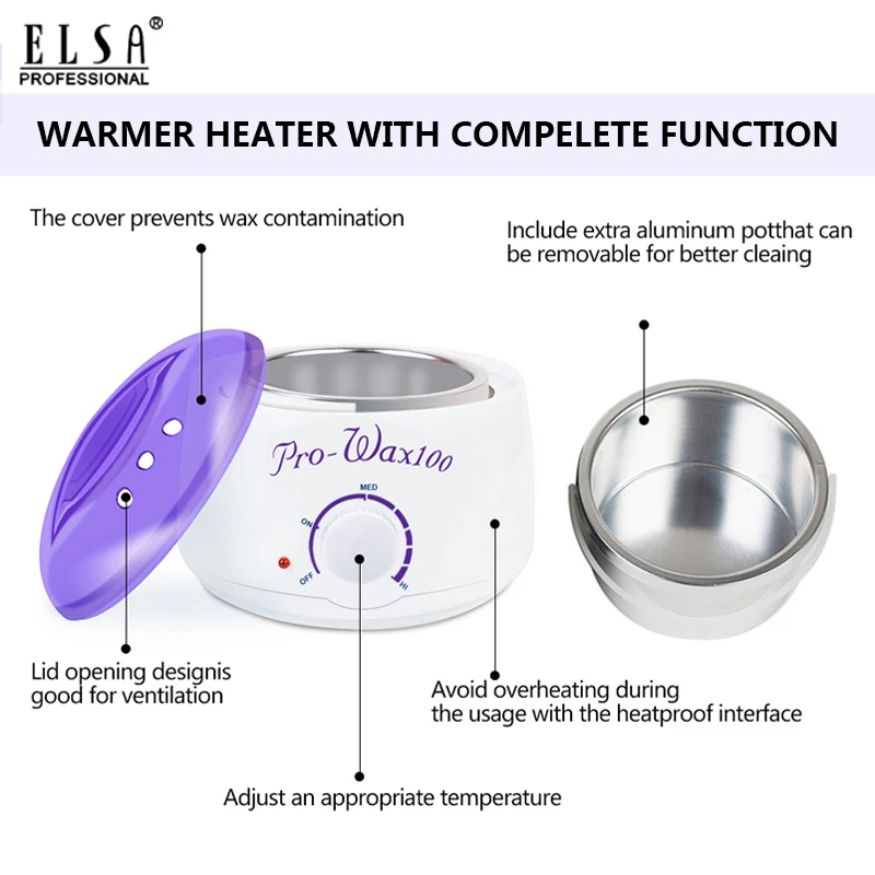 Инструмент для удаления волос, умный Профессиональный нагреватель воска, спа эпилятор для рук и ног, эпилятор для депиляции, ухода за кожей, парафин, восковая машина, комплект