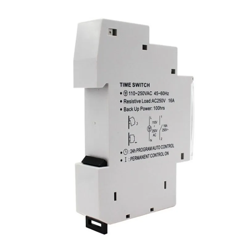 

New SUL180a 15 Minutes Mechanical Timer 24 Hours Programmable Din Rail Timer Time Switch Relay Measurement Analysis Instruments