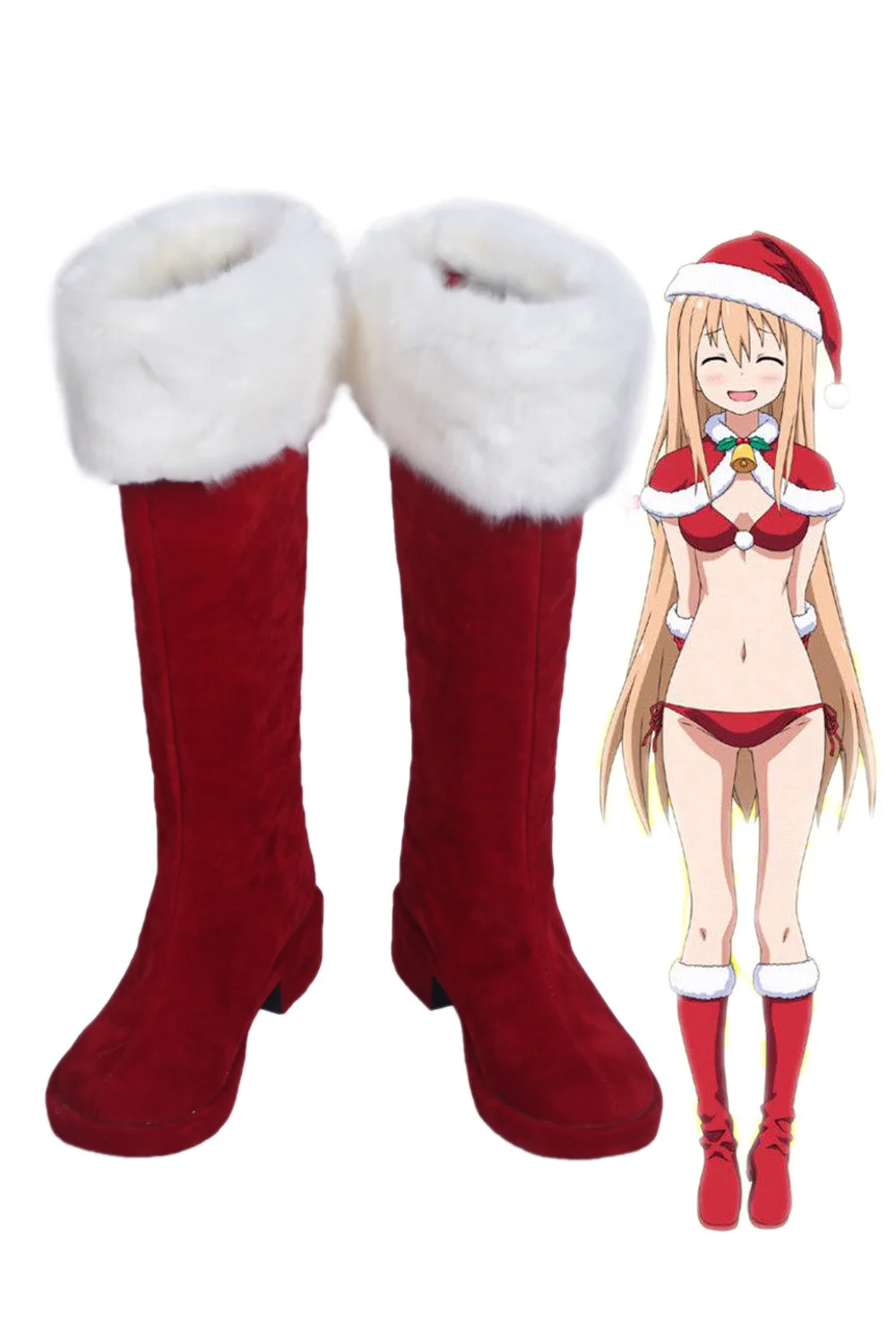 

Himouto! Umaru-chan My Two-Faced Little Sister Umaru Doma Christmas Cosplay Boots Shoes