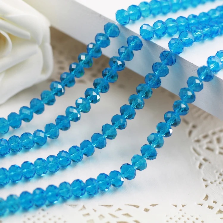 5040 AAA высшее качество Аквамарин цветное свободное Хрустальное стекло Rondelle beads.2 мм