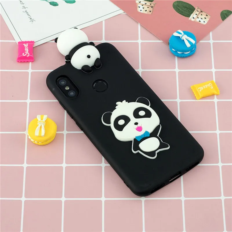 Для xiaomi mi a2 lite чехол для Coque xiaomi mi A2 Lite Xio mi A1 A2 A 2 lite чехол 3D единорог панда кукла мягкий чехол для телефона s