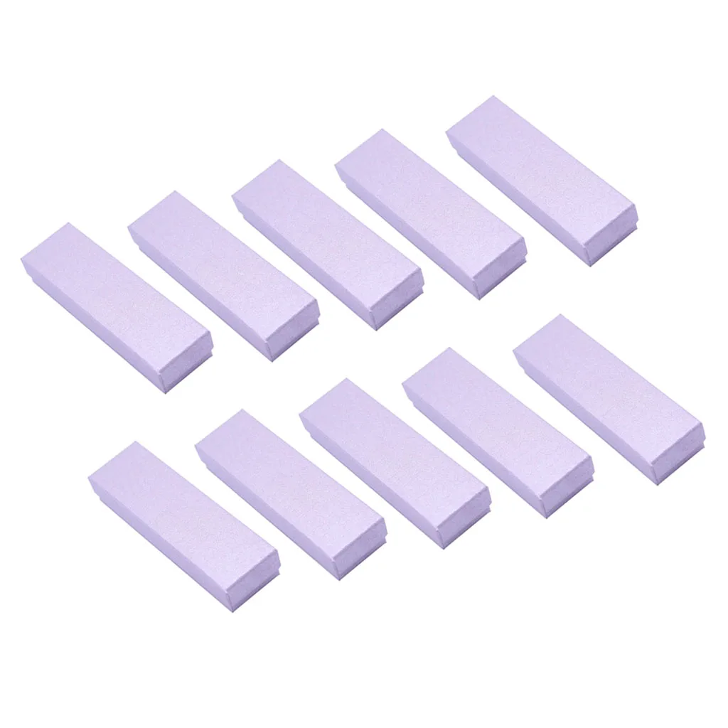 10 Piece Rectangle Cardboard Box for Necklace Bracelet Earrings Jewelry Wedding Christmas Birthday Gift Jewelry Packaging