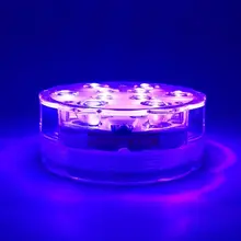 Аксессуары для кальяна подводные светодиодные лампы 3AAA Батарея батарейках светодиодный подсветка в виде цветов с пультом дистанционного управления