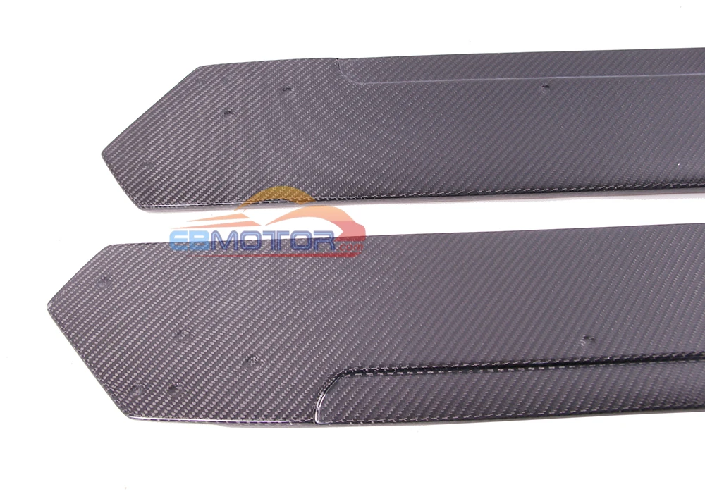 ebmotor-com Real Carbon Fiber side skirts spoiler splitter 4pcsSet For Benz W212 E63 AMG 11-14  15_2720