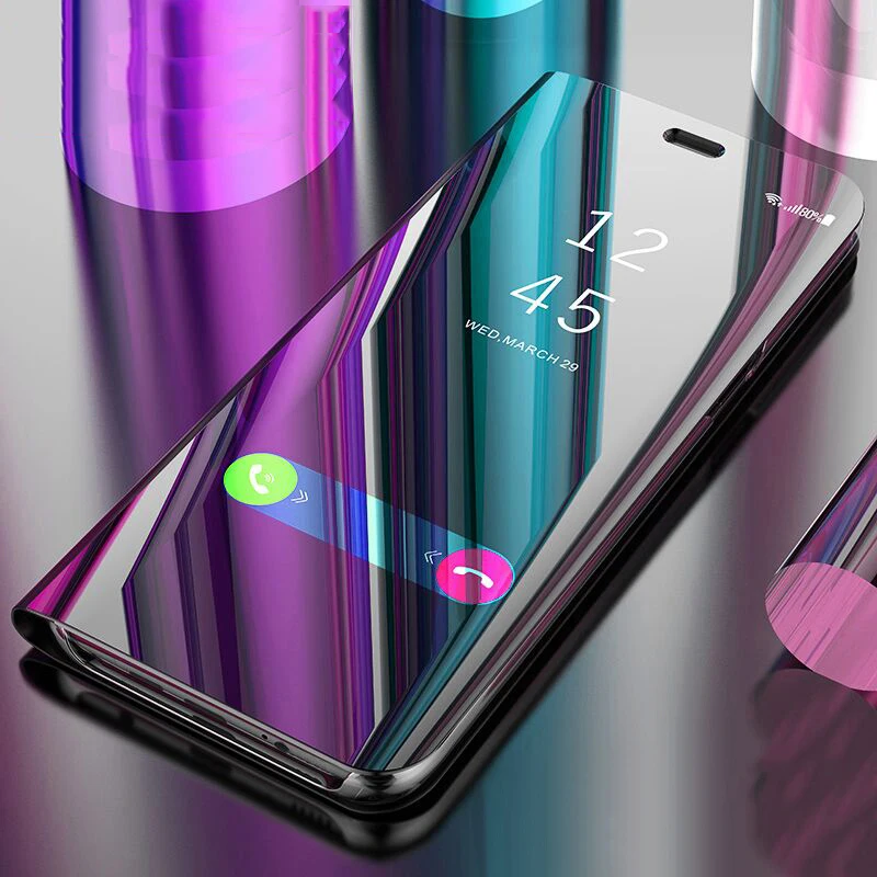 Прозрачный зеркальный чехол для телефона Samsung J3 J4 J6 J7 J8 J2 Pro A5 A6 A7 A8 A9 Plus 2018 J5 Prime C8 |