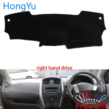 

Dashboard Cover Dash Mat Board Pad Carpet Dashmat Interior Mats for Nissan Latio sunny N17 2011-18 Right Hand Drive Accessories