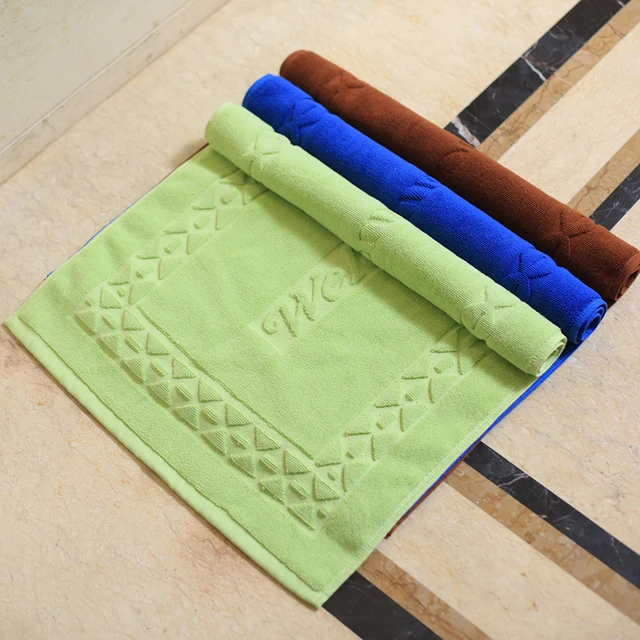 Hotel Towel Cotton Bath Thicker Bathroom Floor Mats Non Slip Doormat Hotel Towel Cotton Bath Thicker Bathroom Floor Mats Non Slip Doormat Mat