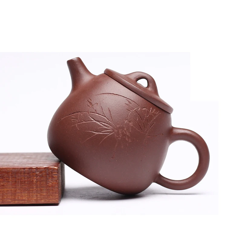 Cena Chiński Yixing Teaware czajniki purpurowa glina czajniczek wysoki kamień scoop pot czajniczek autor Zhou ting 160ml chiński Zisha dzbanki na herbatę