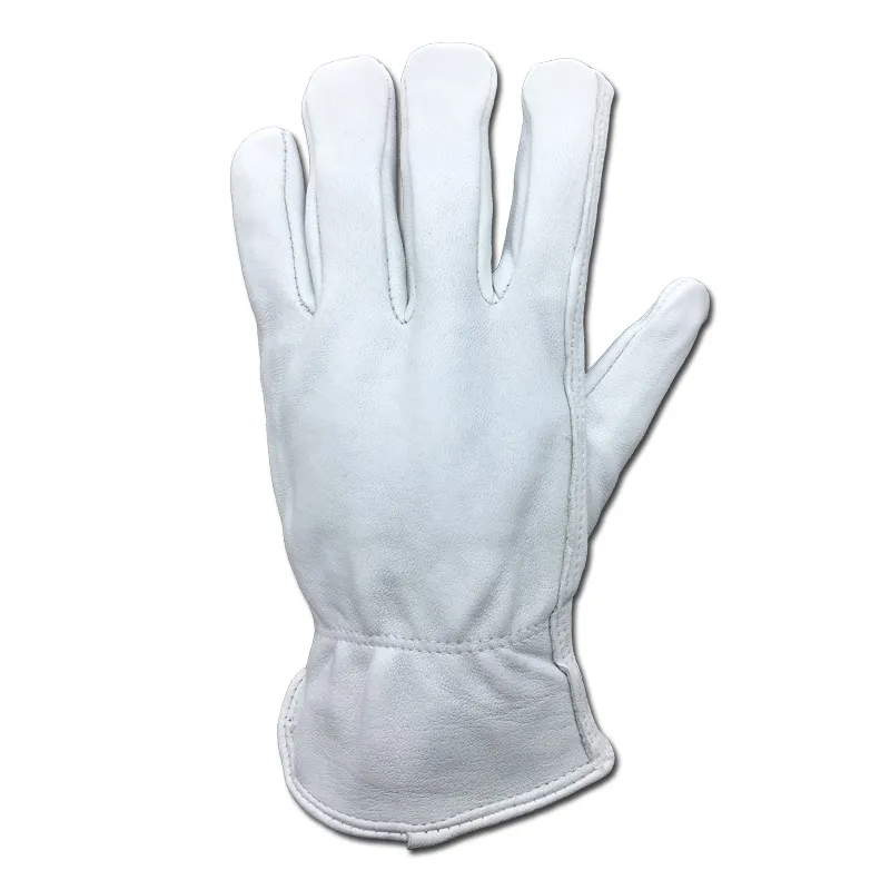 Защитные рабочие перчатки из овечьей кожи, мужские рабочие сварочные перчатки, защитные спортивные износостойкие перчатки для водителя NG4030