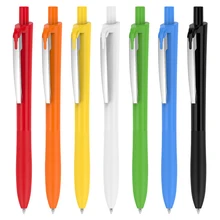 200 шт./лот пластиковая рекламная ручка 1,0 мм черный шариковая ручка