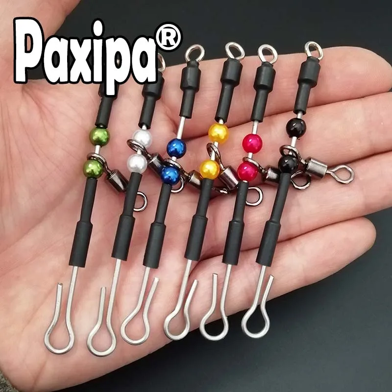 

6pcs Fishing Connector Urfe Para Temporales Enganches Rapidos Para la Pesca Kolay Atma Aparati