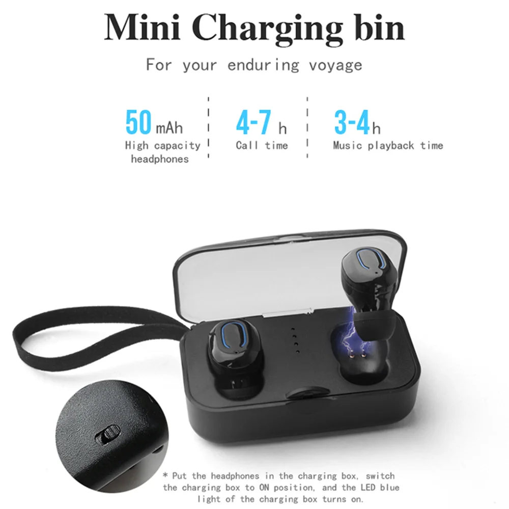 DISOUR T18S 5 0 TWS Bluetooth наушники невидимые мини беспроводные стерео спортивные