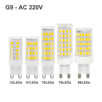 3W 4W 5W 8W 10W G9 LED lamp AC 220V 2835SMD super heldere maïs Lamp home verlichting spotlight Kroonluchter Lampen 3000K 6000K 3W 4W 5W 8W 10W G9 LED lamp AC 220V 2835SMD super heldere maïs Lamp home verlichting spotlight Kroonluchter Lampen 3000K 6000K