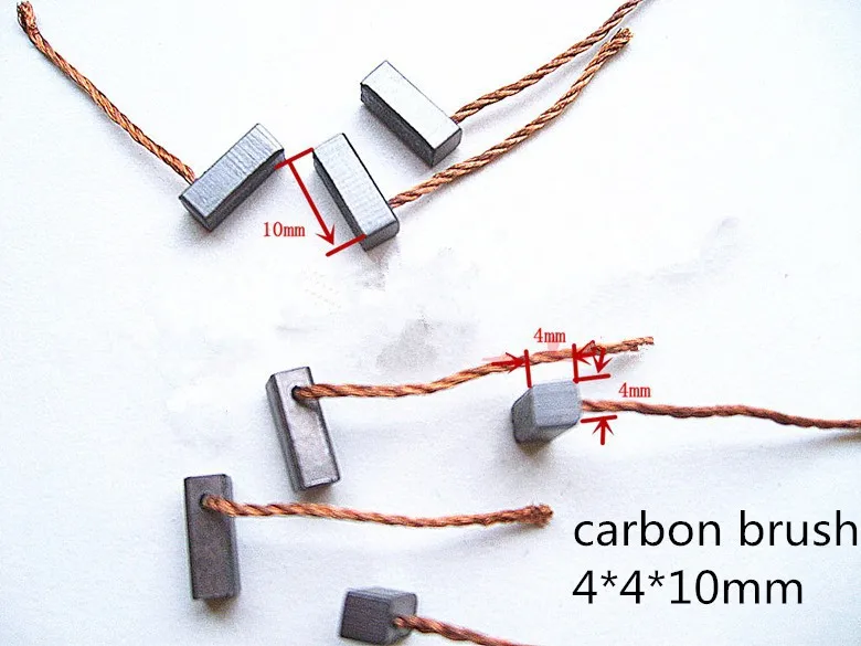 4x4x10mm carbon brush for motor  (2)