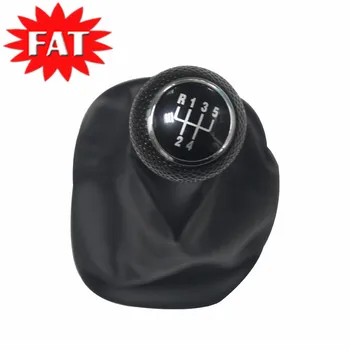 

5 Speed Car Gear Shift Knob with Giator Leather Boot For Seat Leon Toledo 1999-2006 12mm Hole Gear Lever Gaiter Boot 1J0711113