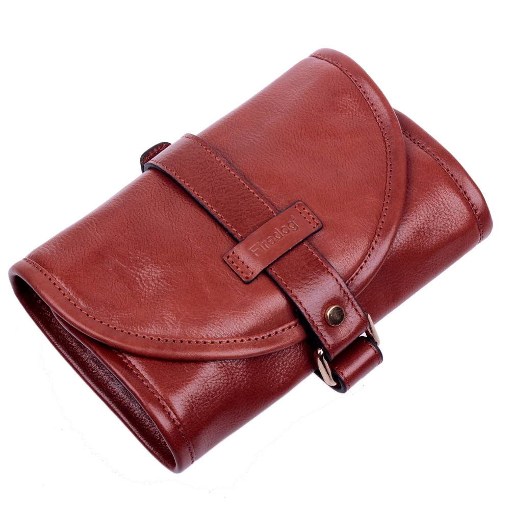

FIREDOG NEW COLOR Genuine leather tobacco pipe pouches Two tobacco pipe bag Tobacco tools Smoking accessories gifts